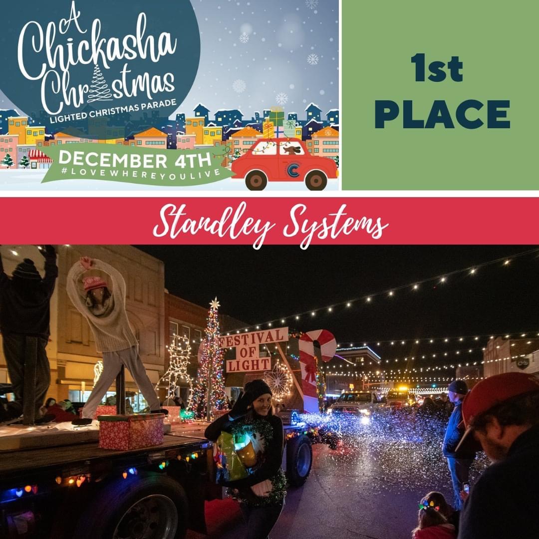 Team Standley Wins First Place in Chickasha Christmas Parade